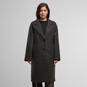 Niet geselecteerd, Urban Classics, Ladies Oversized Long Coat, zwart