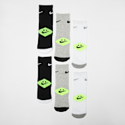 Selected, Nike, 6 PACK - NHN  NIKE SMILEY CREW grey heather, grey
