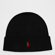 Selected, Polo Ralph Lauren, FO HAT-COLD WEATHER-HAT polo black/gold pp, black (Sold-out)