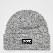 Selected, SNIPES, Woven Label Basic Logo Beanie grey melange, grey
