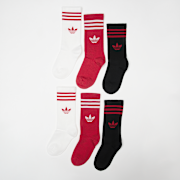 Niet geselecteerd, adidas Originals, 6 PACK - 3-Stripes Crew Socks, multicolor (Uitverkocht)