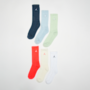 Selected, Jordan, 6 PACK - Everyday Essentials Cushioned Crew Socks, multi-colour