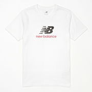 Selected, New Balance, Jersey Stacked Logo Tee, white