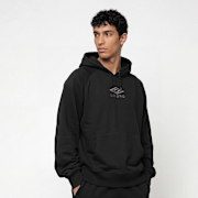 Unselected, Umbro, ICONIC HOODIE black/chili pepper, black