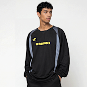 Unselected, Umbro, Panelled Longsleeve Jersey, black