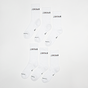 Unselected, Jordan, 6 PACK - Everyday Crew Socks, white