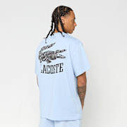 Unselected, Lacoste, T-Shirt Backprint, blue