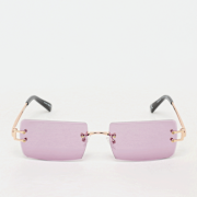 Unselected, Karl Kani, Frameless Sunglasses, light pink