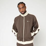 Unselected, Karl Kani, Signature Sidestripe Pique Trackjacket, brown