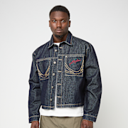 Selected, Karl Kani, Kani Jeans Cropped Rinsed Denim Jacket, blue