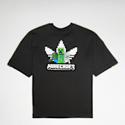 Selected, adidas Originals, GRAPHIC TEE MINECRAFT black, black