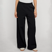 Selected, Urban Classics, Ladies Fluffy Wideleg Trackpants, black