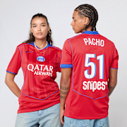Unselected, Nike, Pacho / No. 51 / PSG Nike Third Stadium 2025/26, red