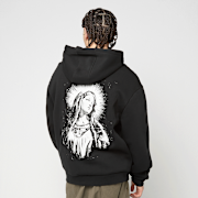Selected, Mister Tee, Mary Cross Fluffy Zip Hoody, black