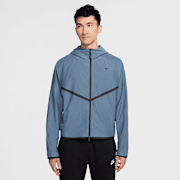 Selected, Nike  , Tech Shori Knit Full-Zip Windrunner Jacket, blue