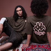 Unselected, KAPPA x SNIPES, KAPPA x SNIPES Oversized Tee, brown