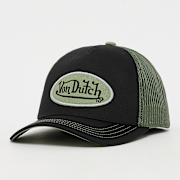 Unselected, Von Dutch Originals, Baseball Cap With Mesh Back, black