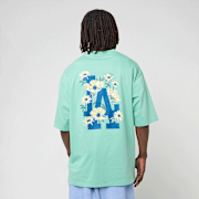 Unselected, New Era, MLB Floral Oversized Tee, turquoise