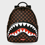 Selected, SPRAYGROUND, Sharks in Paris WTF Bubble, brown