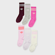 Selected, adidas Originals, 6 PACK - 3 Stripes Crew Socks, multi-colour