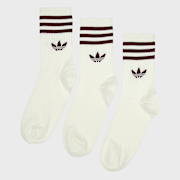 Unselected, adidas Originals, 3 PACK - 3-Stripes Crew Socks, white (Sold-out)