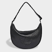 Unselected, adidas Originals, Adicolor Half Crescent Bag Metallic PU, black