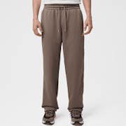 Selected, Jordan, Brooklyn Statement Fleece Open-Hem Pants, brown