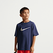 Selected, Nike  , Dri-FIT Multi Shortsleeve Top, blue