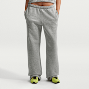 Selected, Nike  , Studio Fleece Mid-Waist Open-Hem Pant, grey
