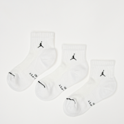 Unselected, Jordan, 3 PACK - Everyday Elevated Ankle Socks, white