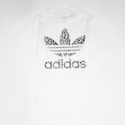 Unselected, adidas Originals, Trefoil Graphics Tee, white