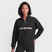 Selected, aim'n, Varsity Sweat Half Zip, black