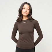 Unselected, aim'n, Soft Basic Long Sleeve, brown