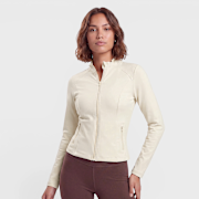 Unselected, aim'n, Sense Zip Jacket, beige