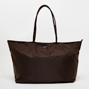 Selected, aim'n, Nylon Weekend Bag, brown