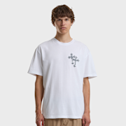 Unselected, Mister Tee, Six Crosses Oversize Tee, white