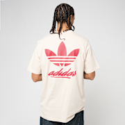 Unselected, adidas Originals, Logo Graphics Tee, beige