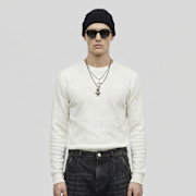 Unselected, Urban Classics, Loose Longsleeve Shirt, white
