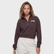 Selected, New Balance, Athletics Premium Logo Oversized Half Zip, purple