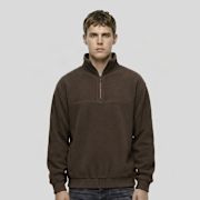 Selected, Urban Classics, Basic Polar Fleece Troyer, black