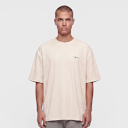 Selected, Pegador, Signar Oversized Rib Tee, beige
