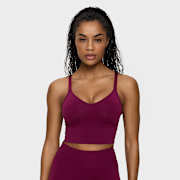 Unselected, OACE, Bloom Seamless Top, purple