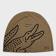 Unselected, Lacoste, Wool Skully, brown
