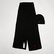 Selected, Polo Ralph Lauren, HATSCARFGBOX-COLD WEATHER-HAT POLO BLACK, black