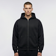 Selected, Urban Classics, Heavy Scuba Zip Hoody, black