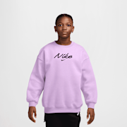Unselected, Nike  , Sportswear Studio Fleece Oversized Crew All-Over-Print, purple (Sold-out)
