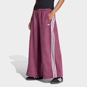Unselected, adidas Originals, Faux Suede Trackpants, Red