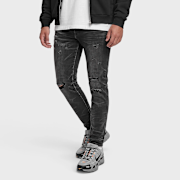 Unselected, Smoke Rise, Vintage Washed Jeans, black (Sold-out)