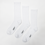 Selected, SNIPES, 3 PACK - Crew Socks, white