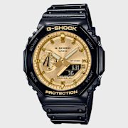 Selected, G-SHOCK, GA-2100GB-1AER, black